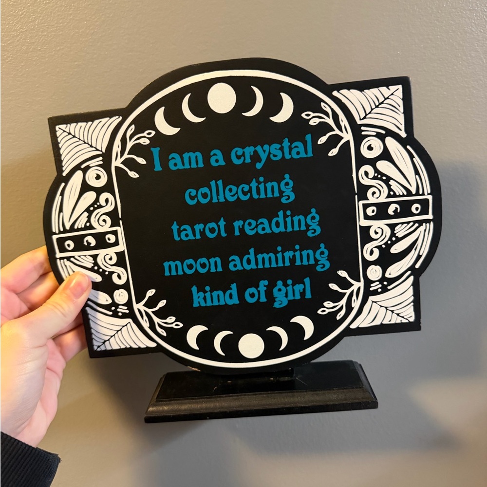 Decorative Sign with Whimsical Quote
